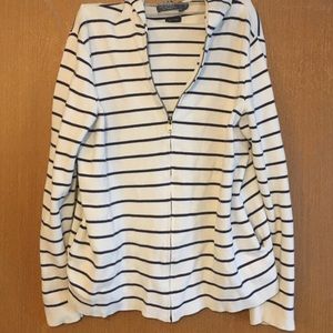 POLO Ralph Lauren Striped Hoodie 100% cotton!